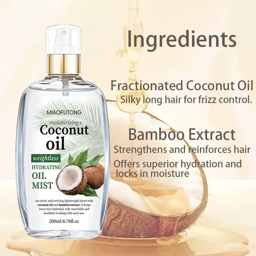 Bruma Capilar Aceite De Coco Hidratante 200 Ml