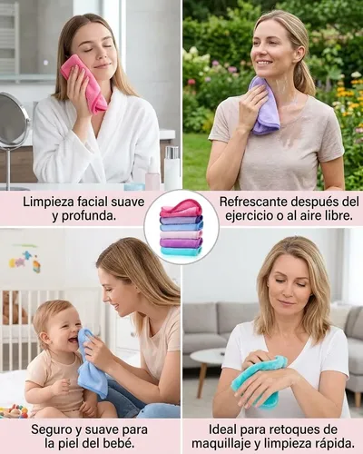 Discos Reutilizables Para Desmaquillar, Toallas Suaves I