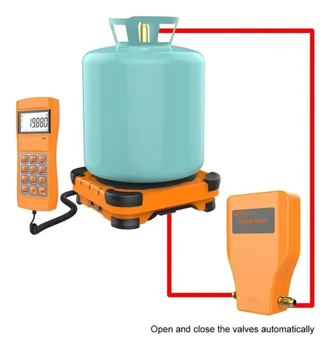 Balanza Carga Gas Refrigerante Lmc-300 Elitech 100kg Repjul