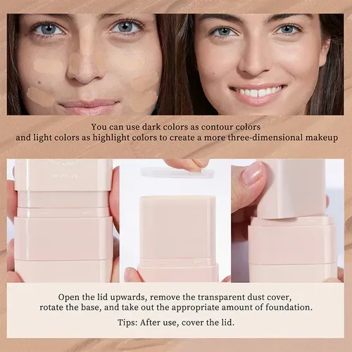 Base Corrector En Barra Con Esponja Integrada Ocheal 05 Deep Wheat