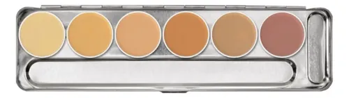 Paleta Dermacolor Kryolan modelo H de 6 colores