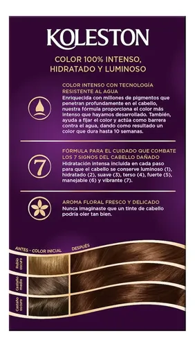 Kit Tintura Perm- Tratamiento Hidratante 415 Impulso Castaño