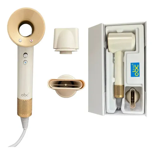 Secador De Pelo Abc Super Hair Dryer 1600w Profesional Anion Blanco