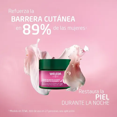 Crema Noche Alisante Natural Rosa Mosqueta Y Té Blanco 40ml