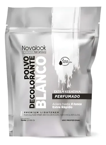 Polvo Decolorante Blanco Extra Keratina Novalook X 700 Gr.