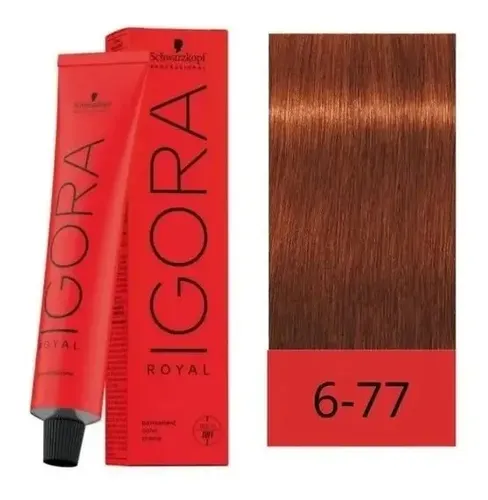 Tintura Igora Royal Schwarzkopf Tono 6.77 60g