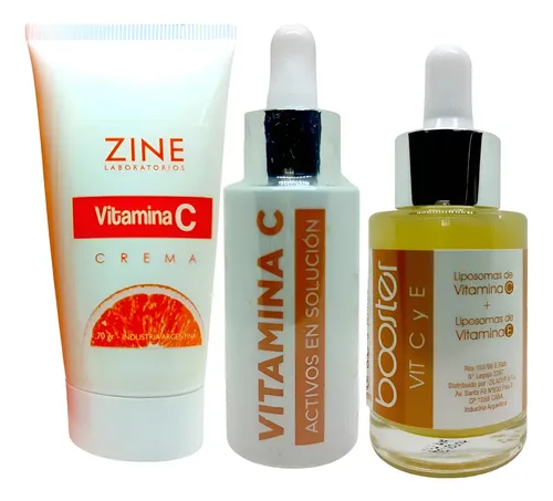 Pack Antioxidante Vitamina C Sérum y Crema Rostro Zine Laboratorio