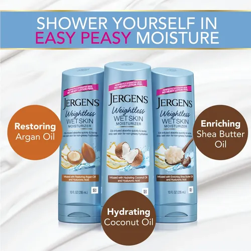 Crema Corporal Jergens Wet Skin Aceite De Coco 296ml