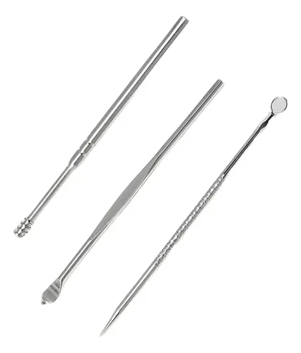 Set De 18 Piezas De Cuchillos Para Manicura Y Pedicura Acero