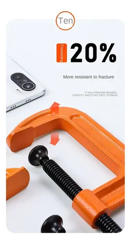 Pinza Para Carpintería En Forma De G, Grande Y Gruesa, Unive