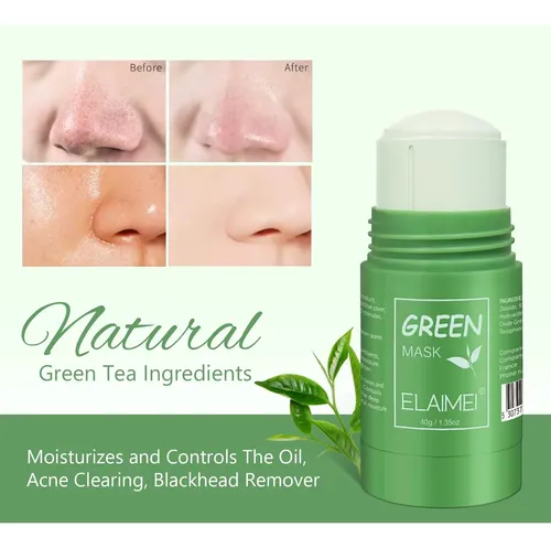 Mascarilla En Barra Control Grasa Limpia Poros Te Verde ^.^