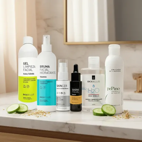 Kit Facial Rostro Skincare Completo Biobellus 6 Productos