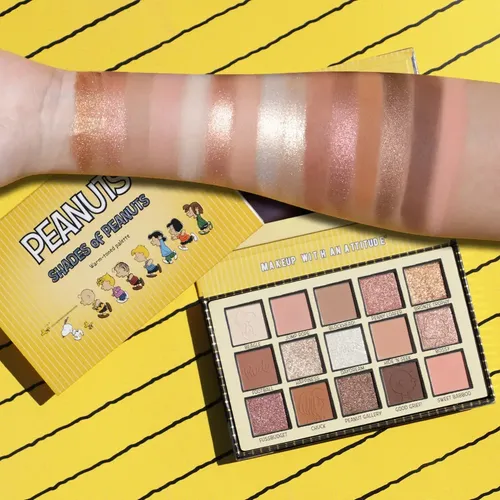 Kit Paletas Sombras Frías Y Cálidas Peanuts Rude Cosmetics