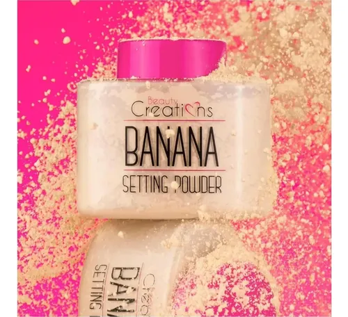Polvo Suelto Fijador Beauty Creations Banana 40g Acabado