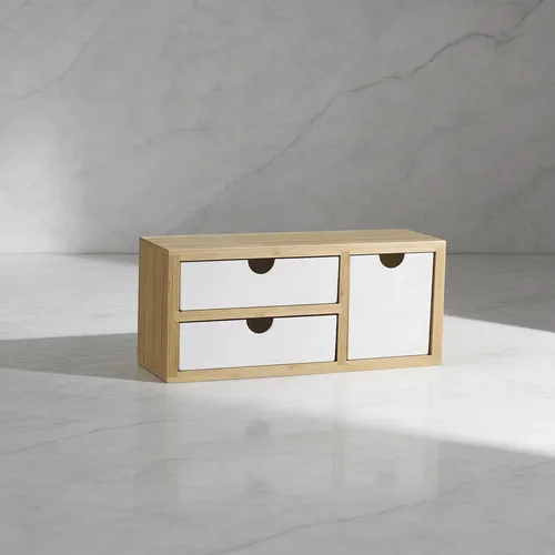 Organizador De Maquillaje De Escritorio Alhajero Joyas Baño!