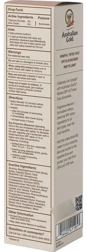 Protector Solar Facial Mineral Spf 50 Australian Gold