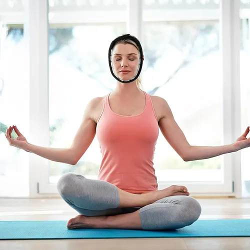 Cinta Acupresión Negra Para Relajación Y Masajes Facial