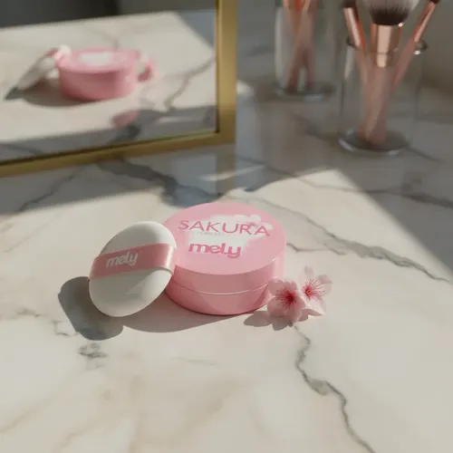 Polvo Fijador Traslúcido Mely Beauty Sakura