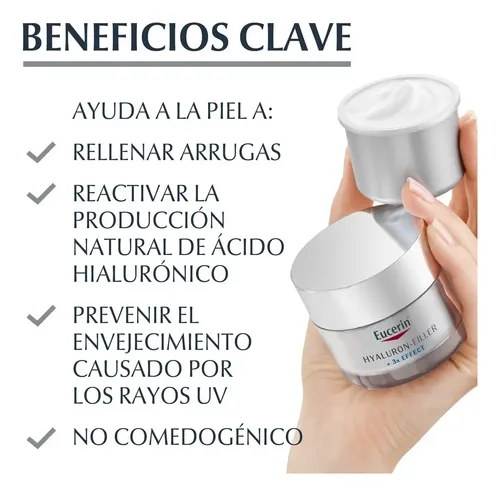 Refill Eucerin Hyaluron Filler Crema Facial Noche Repuesto