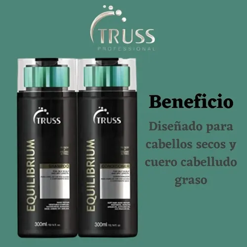Truss Kit Shampoo + Acondicionador Equilibrium  300ml C/u