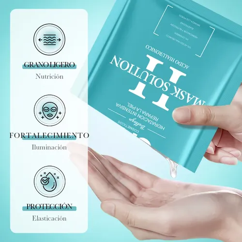 Mascarilla Facial Acido Hialuronico Uni 25g