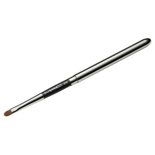 Brocha De Maquillaje Mac 316 Synthetic Lip Brush | Para Labial | Punta Cónica, Tapa Metálica