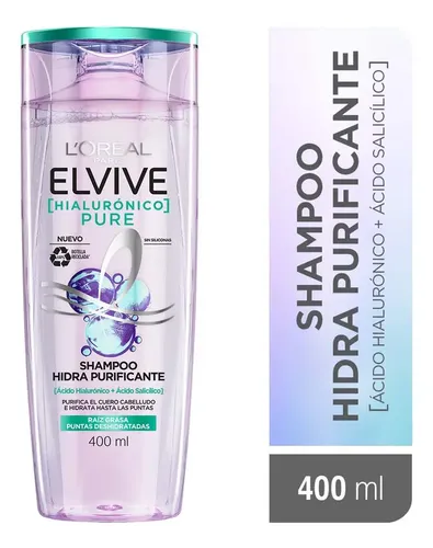 Shampoo Hialuronico Pure Elvive L’Oréal Paris 400 Ml