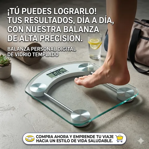 Balanza Digital Baño Personal Bascula 180 Kg Vidrio Templado