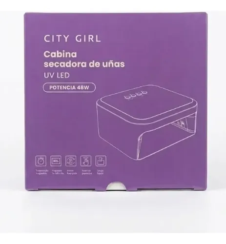 Cabina Uv/led Para Uñas 48w City Girl