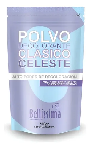 Bellissima Polvo Decolorante Clasico Celeste X 700 Gr