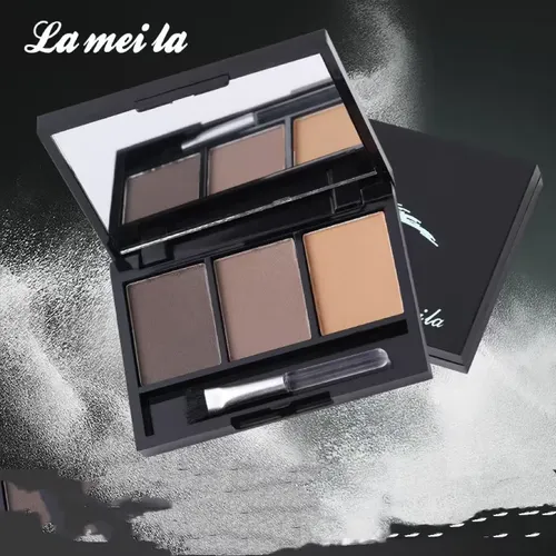 Paleta De Polvos Para Cejas De 3 Tonos.