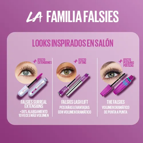 Mascara De Pestañas The Falsies Surreal Maybelline New York