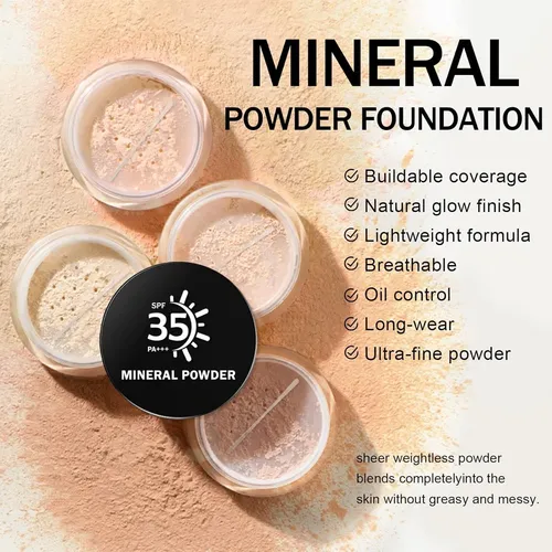 Polvo Mineral Compacto Ionsgako 0,35 Oz, Tono Claro