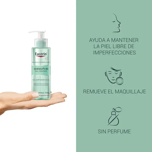 Gel Limpiador Eucerin Dermopure Oil Control X 400 Ml