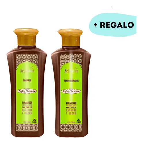 Shampoo Y Acondicionador X 270 Ml Argan Macadamia Bellissima