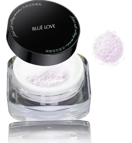 Polvo Compacto Blue Love Control Aceite Púrpura 28g