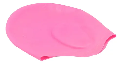 Gorro De Baño Impermeable Rosa De Silicona Para *.*