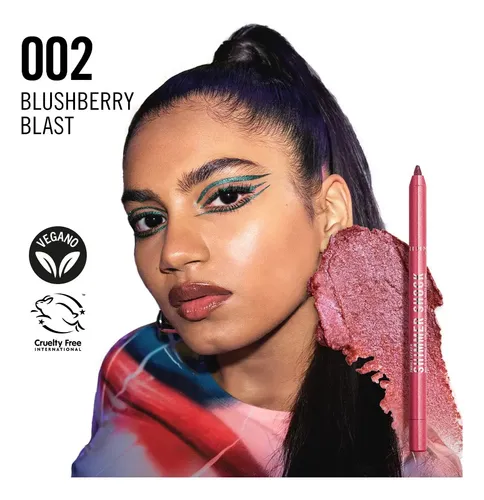 Delineador De Ojos Shimmer Shock Rimmel Tono 002 Blushberry