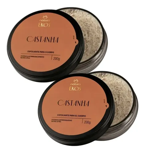 Exfoliante Corporal Natura Ekos de Castaña para Piel Mixta Vegano