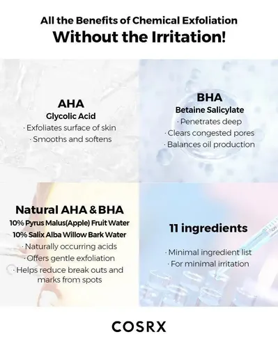 Cosrx Aha/bha Clarifying Treatment Toner X150ml