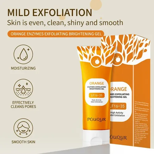 Gel Exfoliante Enzimático Iluminador Facial 100 G Todo Tipo De Piel Día/noche