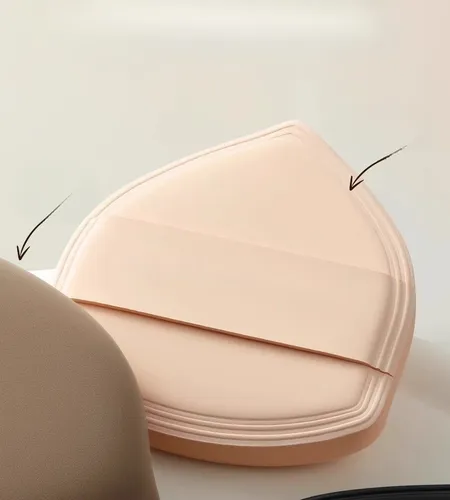 Esponja De Maquillaje Suave Con Forma De Malvavisco De Doble