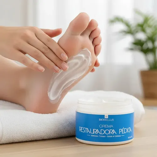 Crema Restauradora Pédica Biobellus Caléndula 250g Hidratante Reparadora Para Pies Secos Talones Agrietados Pedicura Regeneradora Humectante Dermatológicamente Testeada Todo Tipo De Piel