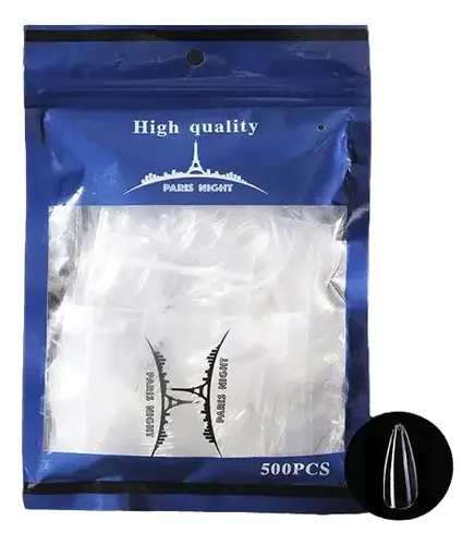 Tips Para Soft Gel Paris Night X500 Stiletto