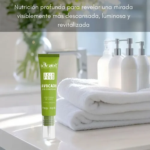 Crema Contorno Ojos Idraet Avocado Hidratante Ilumina 15g