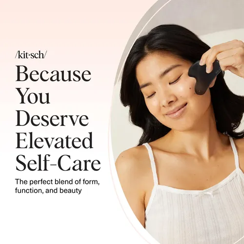 Gua Sha Kitsch Acero Inoxidable Matte Black