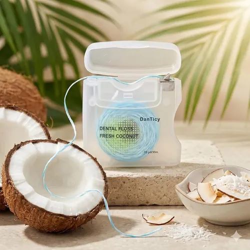 Hilo Dental Encerado Sabor Coco 2 Unidades Oral