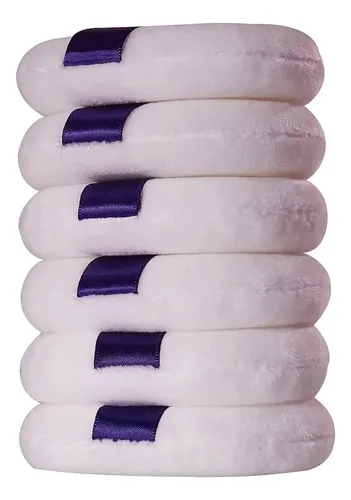 Borlas De Maquillaje Ultrasuaves Y Lavables De Terciopelo
