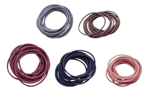 200 Unidades De Cintas Elásticas Para El Pelo Sin Costuras Y