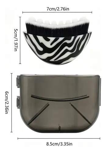 Cepillo Facial De Contorno Linfático Yunxiaoyi Synthetic Bri